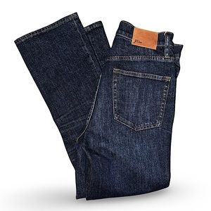 J. Crew Billie Demi Boot Crop Koby Dark Wash